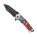 Mystic Dragon Quick-Deploy Spring Assisted Knife - Stonewash Red