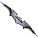 Batwing Dual-Edge Assisted Opening Knife - Gray Aluminum