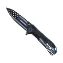 Blue Line Duty Tribute Assisted Opening Knife - Black Aluminum