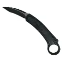 Carbon Talon Rapid-Deploy Karambit OTF Knife - Black Carbon Fiber